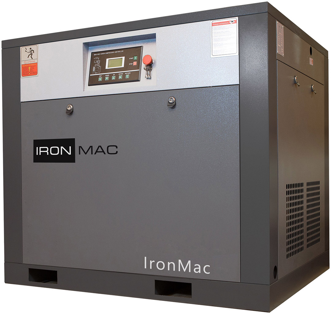 Винтовой компрессор IronMac IC 7.5/10 C VSD (IP55)